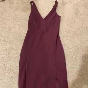 Maroon lulus dress
